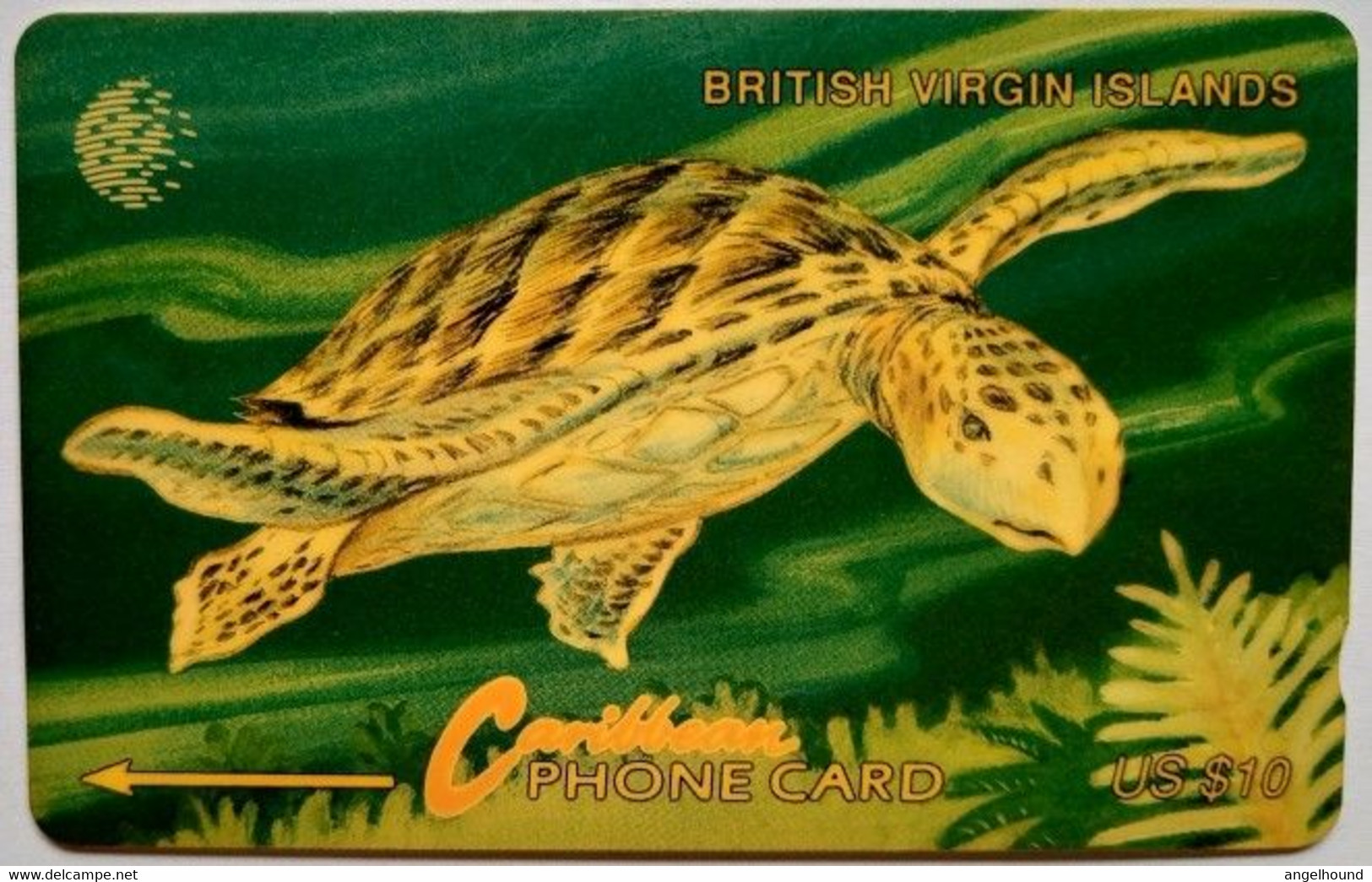 BVI  CW US$10 22CBVA "  BVI Wildlife - Turtle " - Isole Vergini