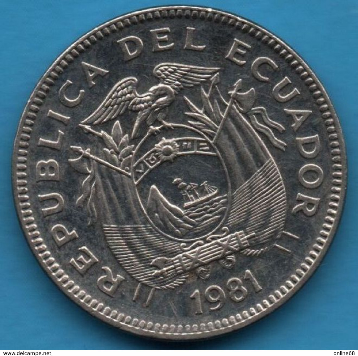 ECUADOR 20 CENTAVOS 1981 KM# 77.2a - Ecuador