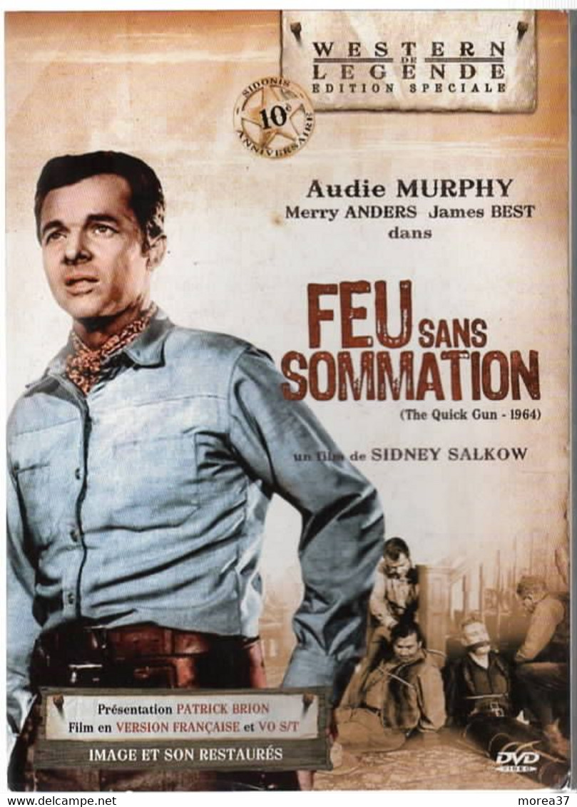 FEU SANS SOMMATION      Avec AUDIE MURPHY   C32 - Western / Cowboy