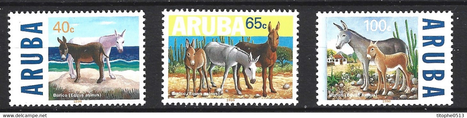 ARUBA. N°229-31 De 1999. Ane. - Burros Y Asnos
