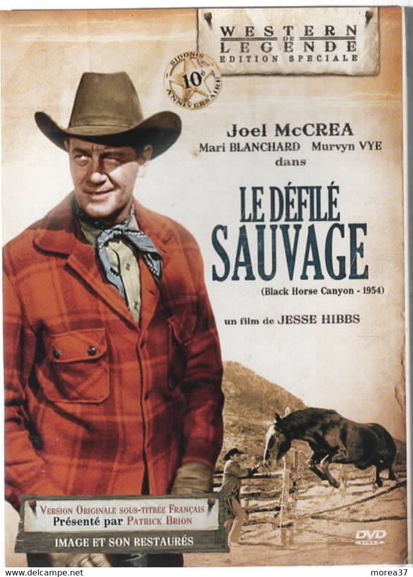 LE DEFILE SAUVAGE   Avec Joel McCREA      C32 - Western / Cowboy