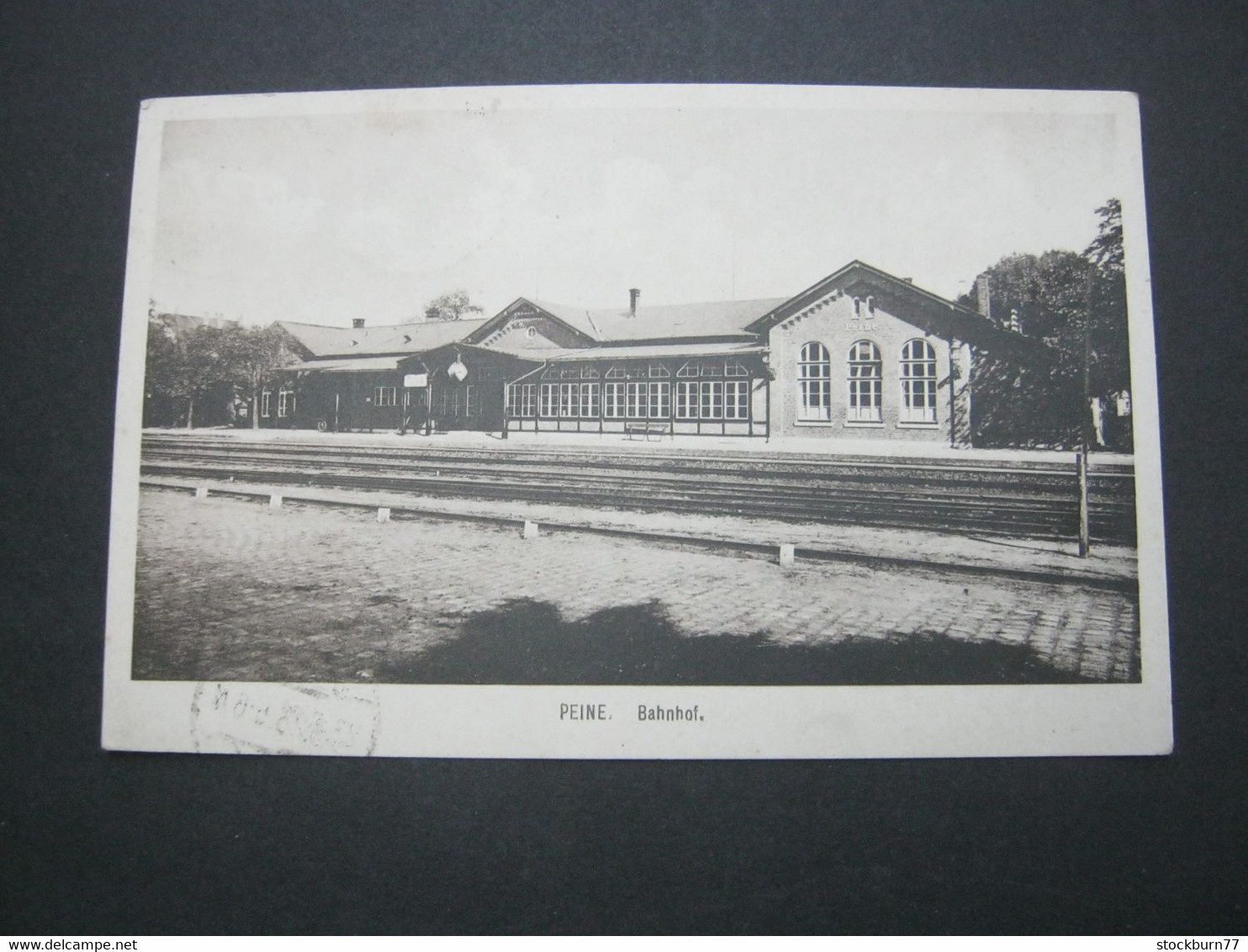 PEINE , Bahnhof , Seltene Ansichtskarte Um 1922 - Peine