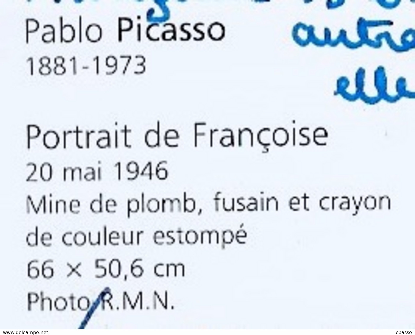 CPM "Illustrateur" PICASSO - "Portrait De Françoise" - Picasso