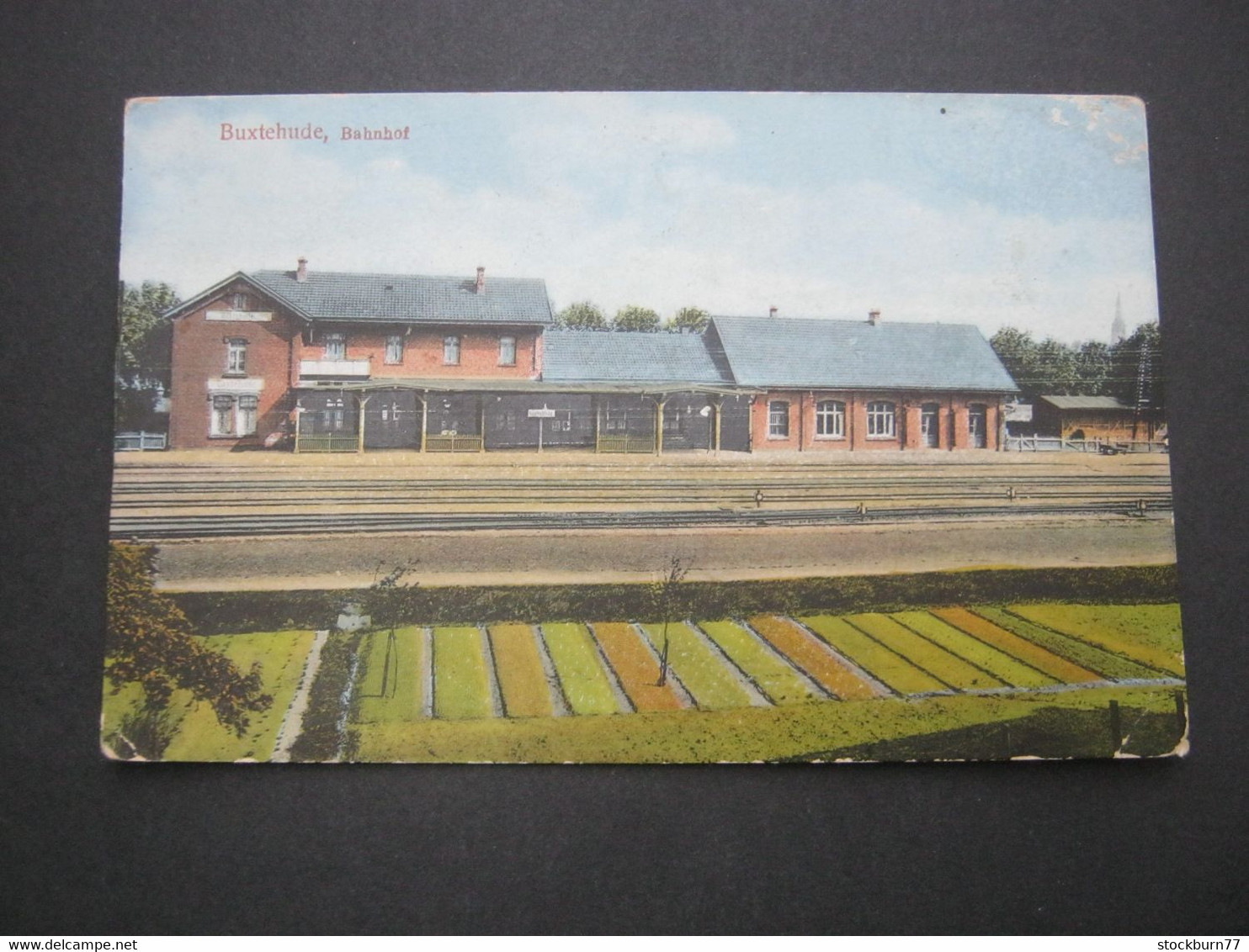 BUXTEHUDE , Bahnhof , Seltene Ansichtskarte Um 1910 - Buxtehude