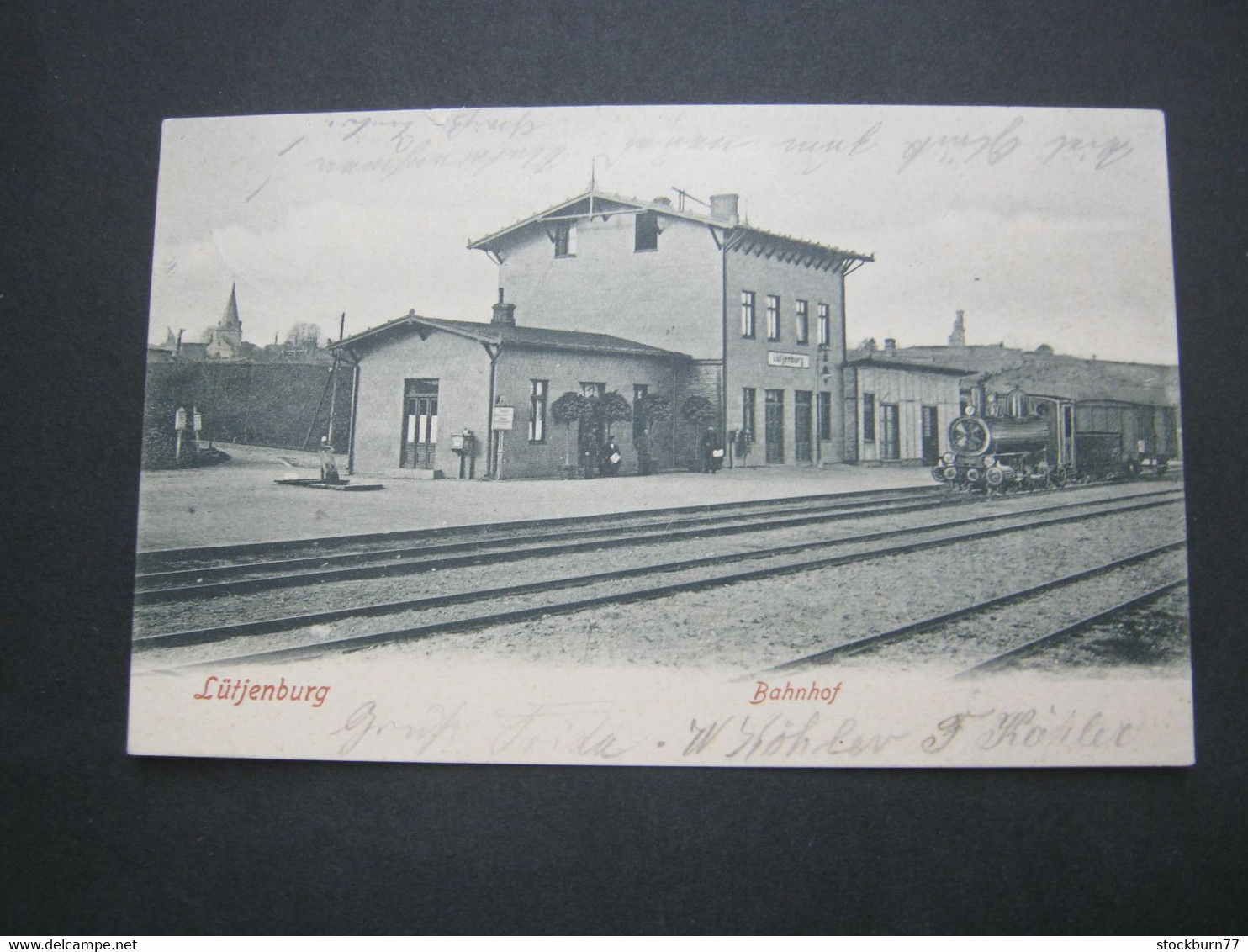 LÜTJENBURG , Bahnhof , Seltene Ansichtskarte Um 1905 - Lütjenburg