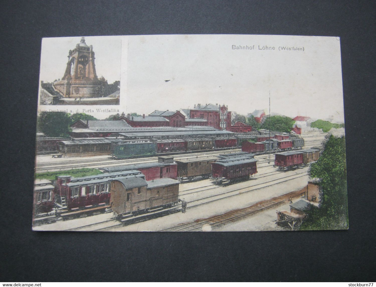 LÖHNE , Bahnhof , Seltene Ansichtskarte Um 1912 - Loehne