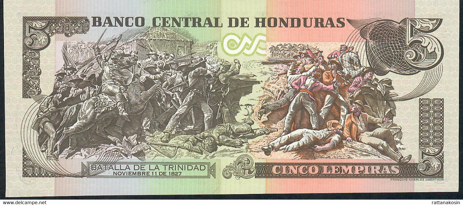 HONDURAS P91a 5 LEMPIRAS 13.7.2006  #AX  UNC. - Honduras