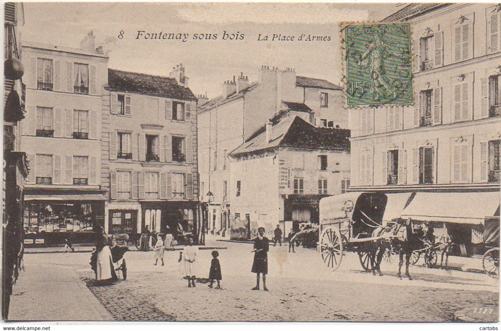 94 FONTENAY-sous-BOIS  Place D'Armes - Fontenay Sous Bois