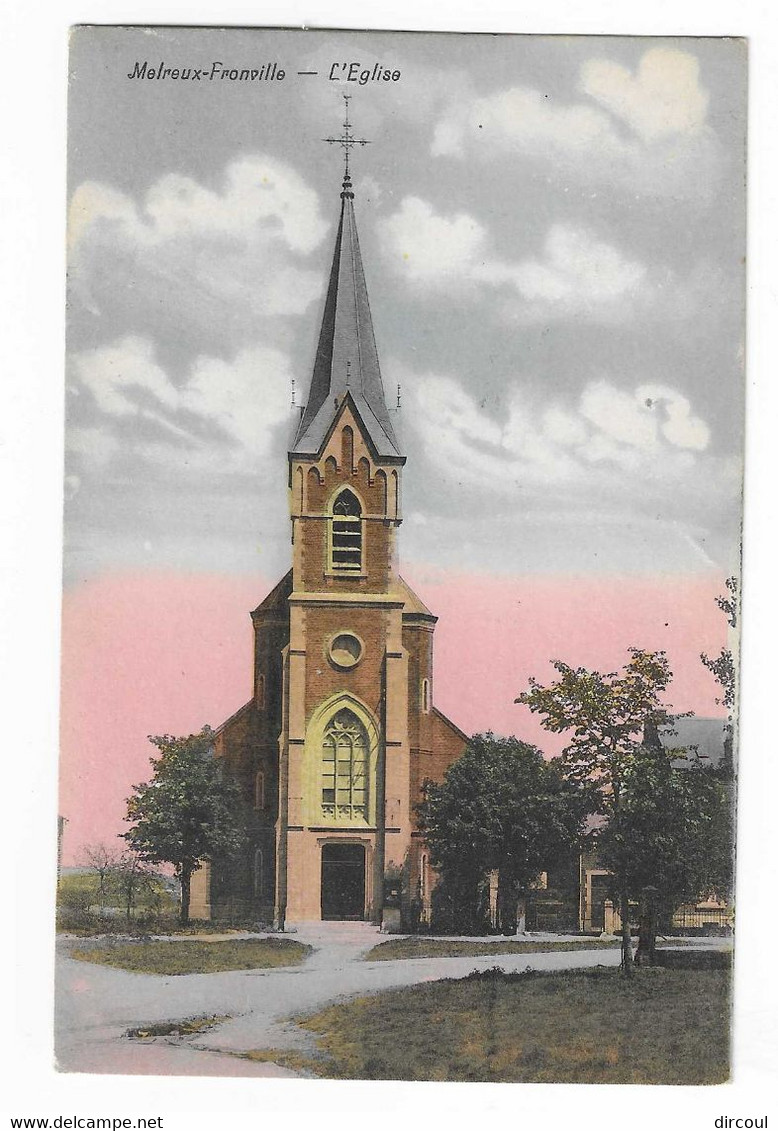 51104   Fronville   Melreux  L'église   Couleur - Hotton