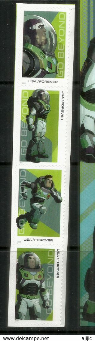 2022. Space Ranger Buzz Lightyear Superhero (Toy Story), Mint **  Full  Set - Unused Stamps