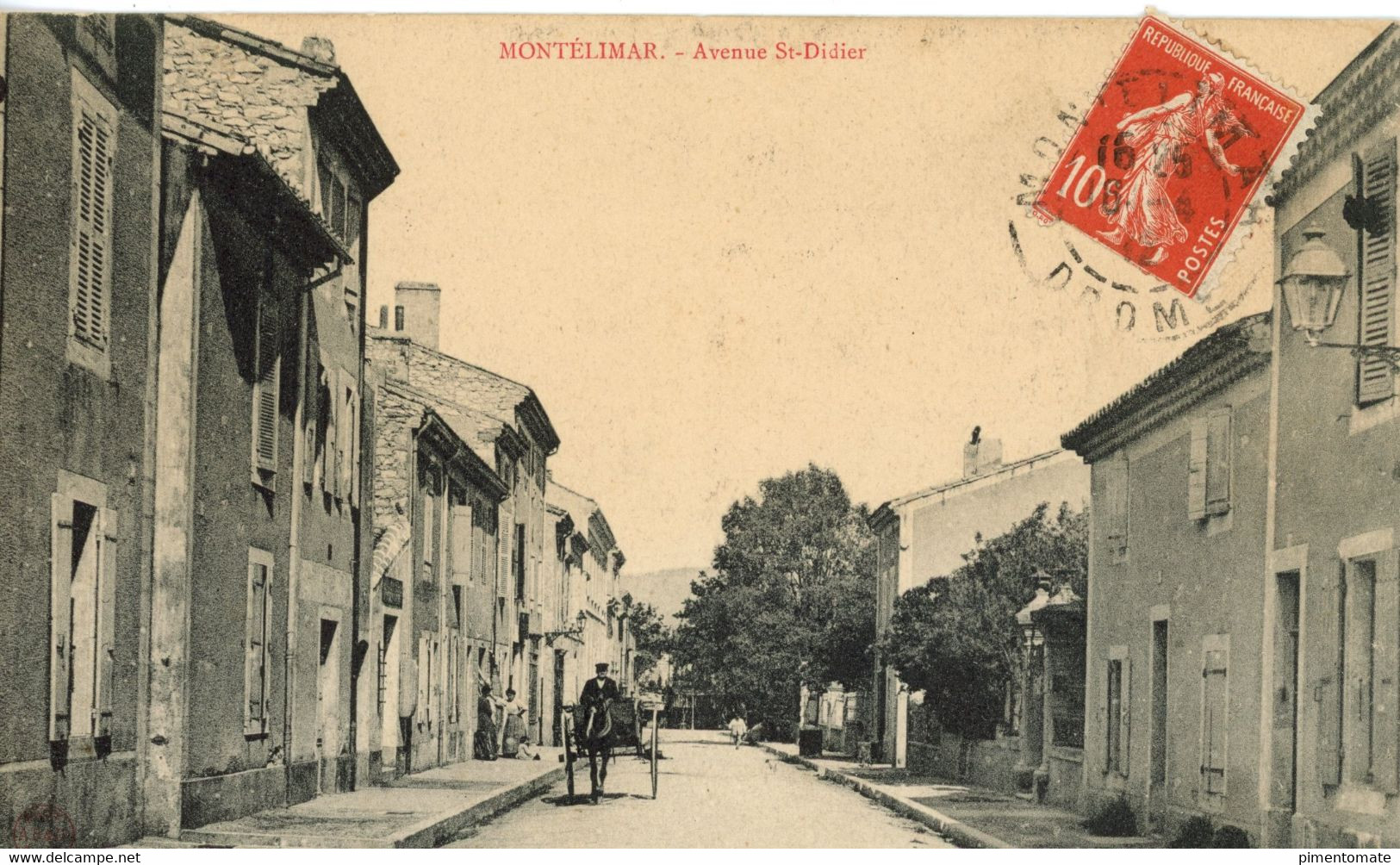 MONTELIMAR AVENUE SAINT DIDIER 1912 - Montelimar