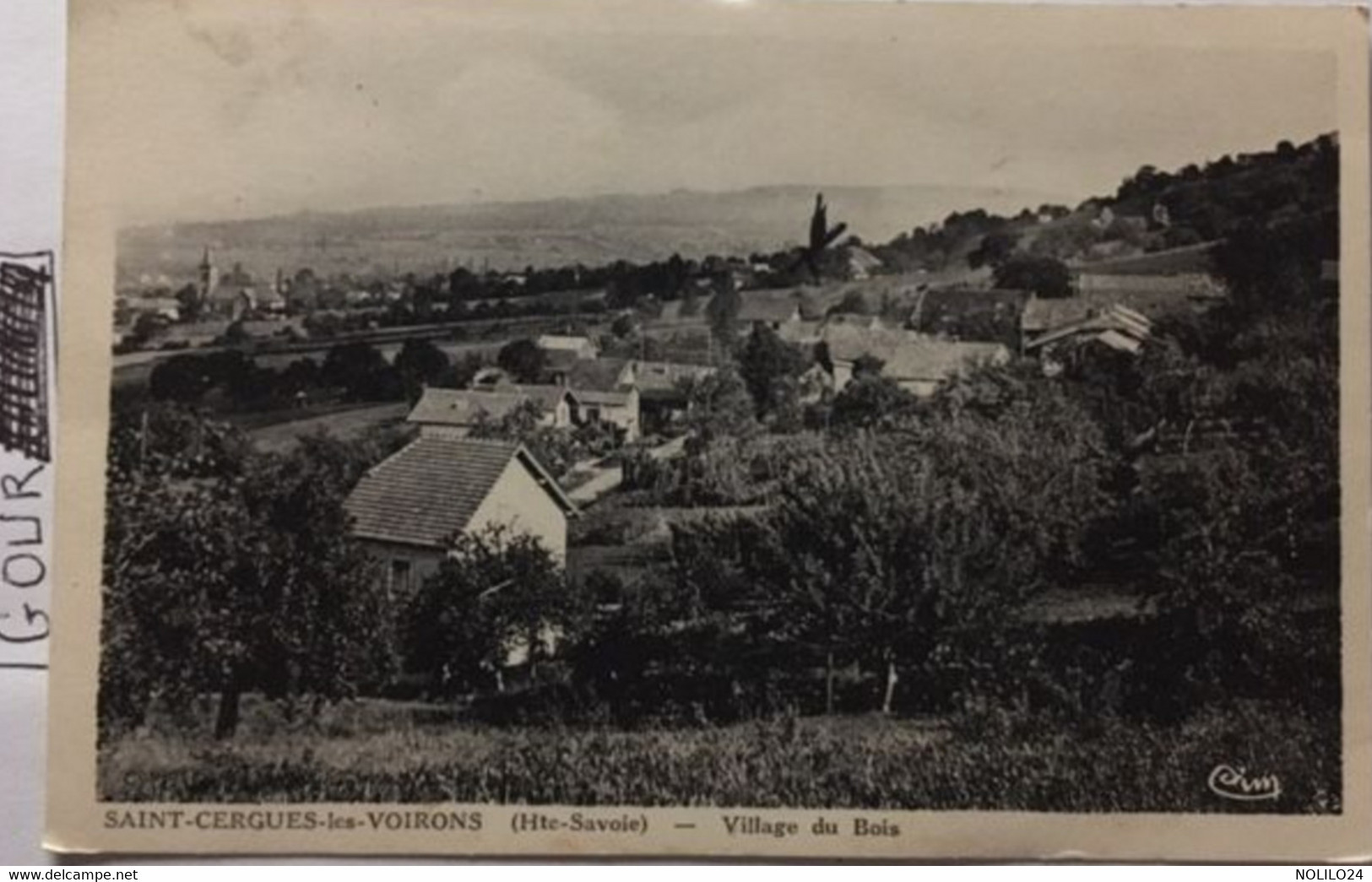 Cpa, 74 Haute Savoie Saint CERGUES Les VOIRONS VILLAGE DU BOIS, éd Cim, Non écrite - Saint-Cergues