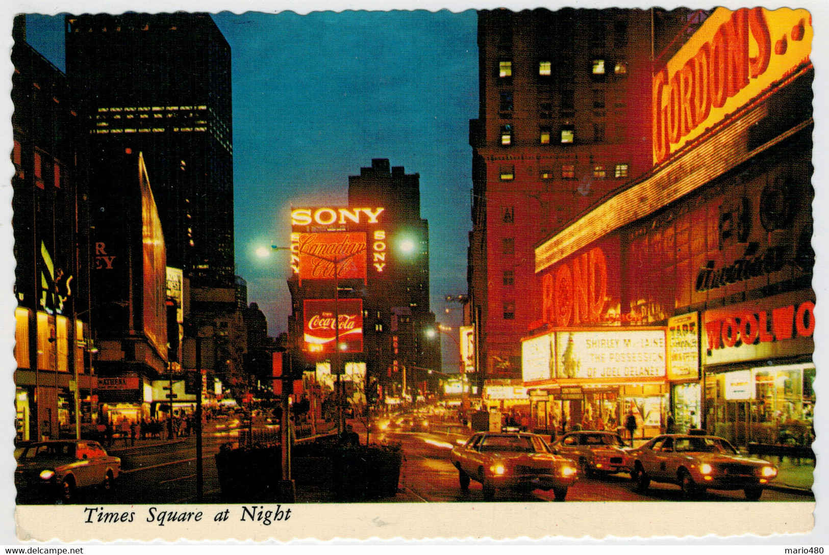 TIMES  SQUARE  AT  NIGHTT   NEW YORK     (NUOVA) - Time Square