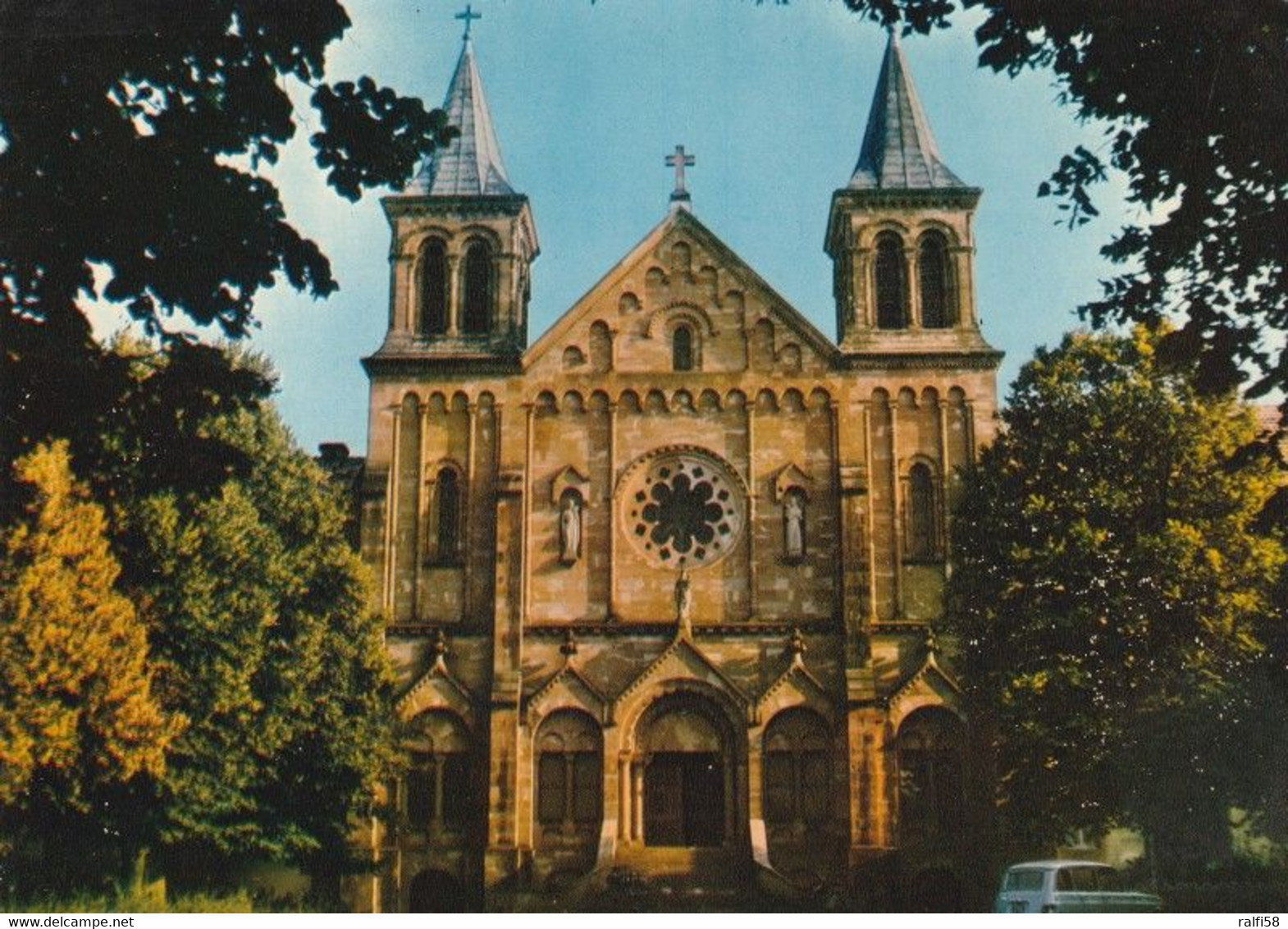 1 AK Frankreich * Kirche Der Abtei Notre-Dame D’Oelenberg Im Département Haut-Rhin * - Ottmarsheim