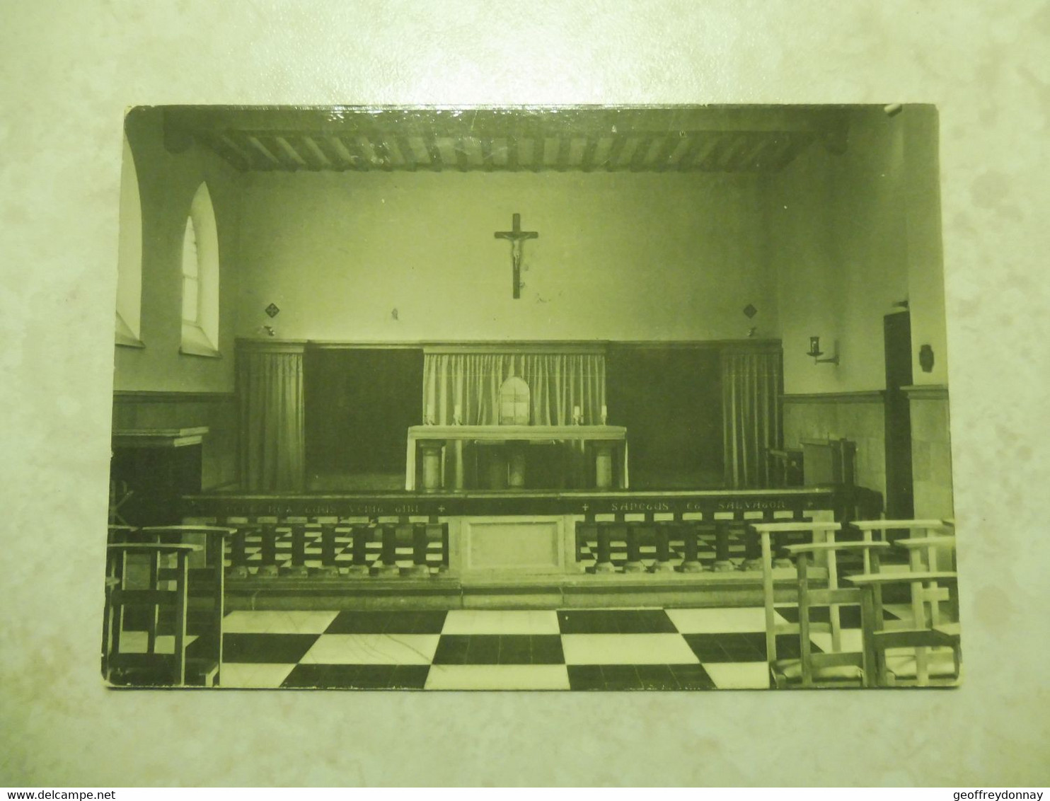 CPA Cpa   Carmel Boussu ( Chapelle Le Sanctuaire )   Oblitéré Gestempelt Quaregnon Thuin 1970 - Boussu