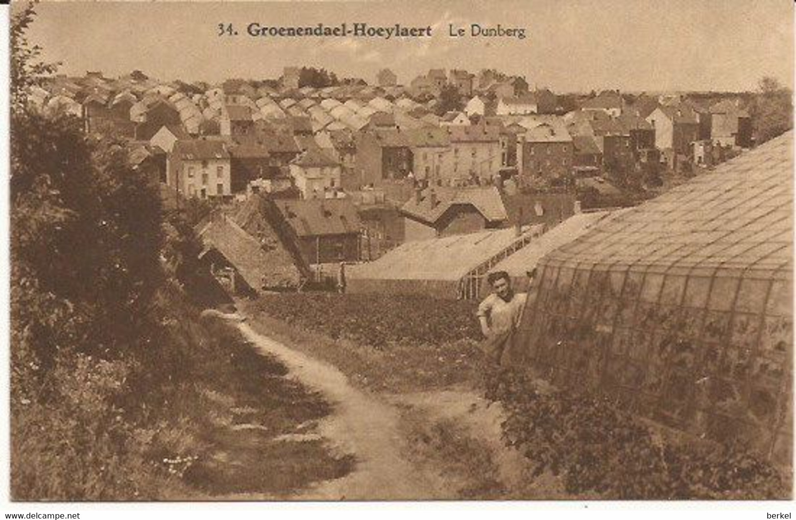 34 GROENENDAEL - HOEYLAERT DRUIVENSERRE LE DUNBERG STEMPELS IXELLES -ELSENE 1931  6/189 D2 - Höilaart