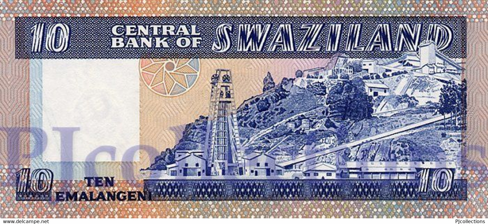 SWAZILAND 10 EMALANGENI 1985 PICK 10c UNC - Swaziland