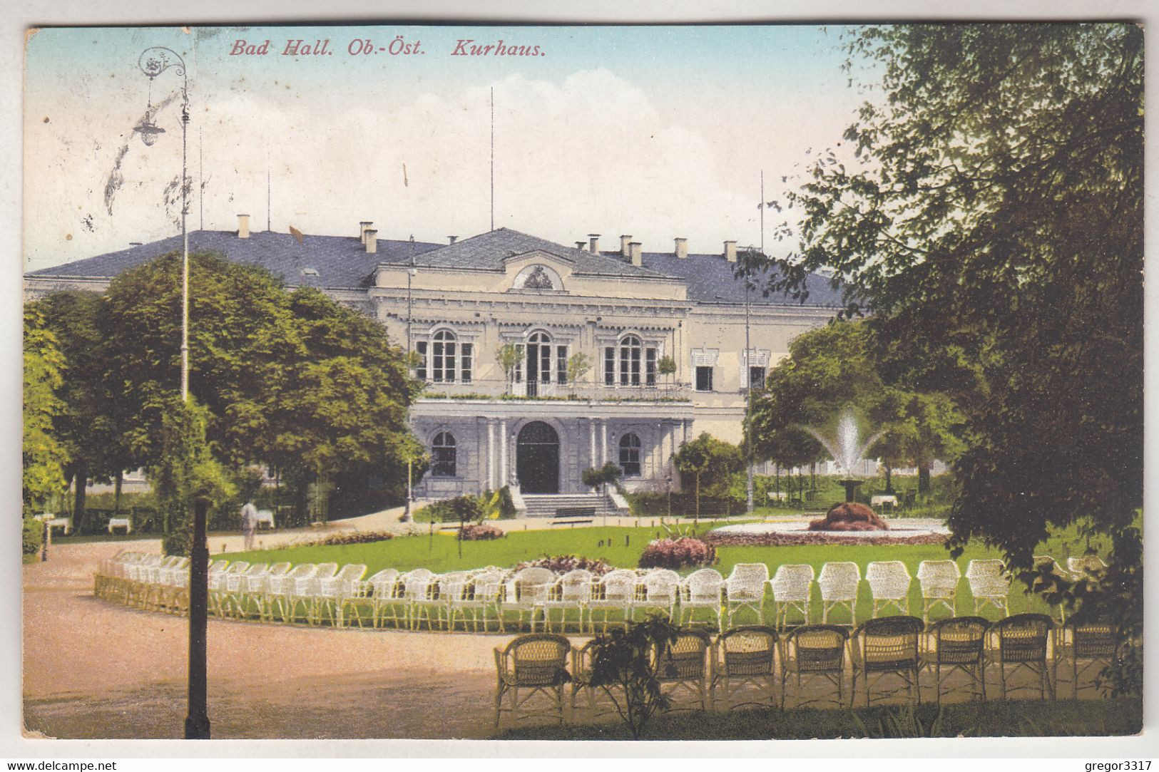 C3267) BAD HALL - OÖ - Kurhaus Mit Park 1928 - Bad Hall