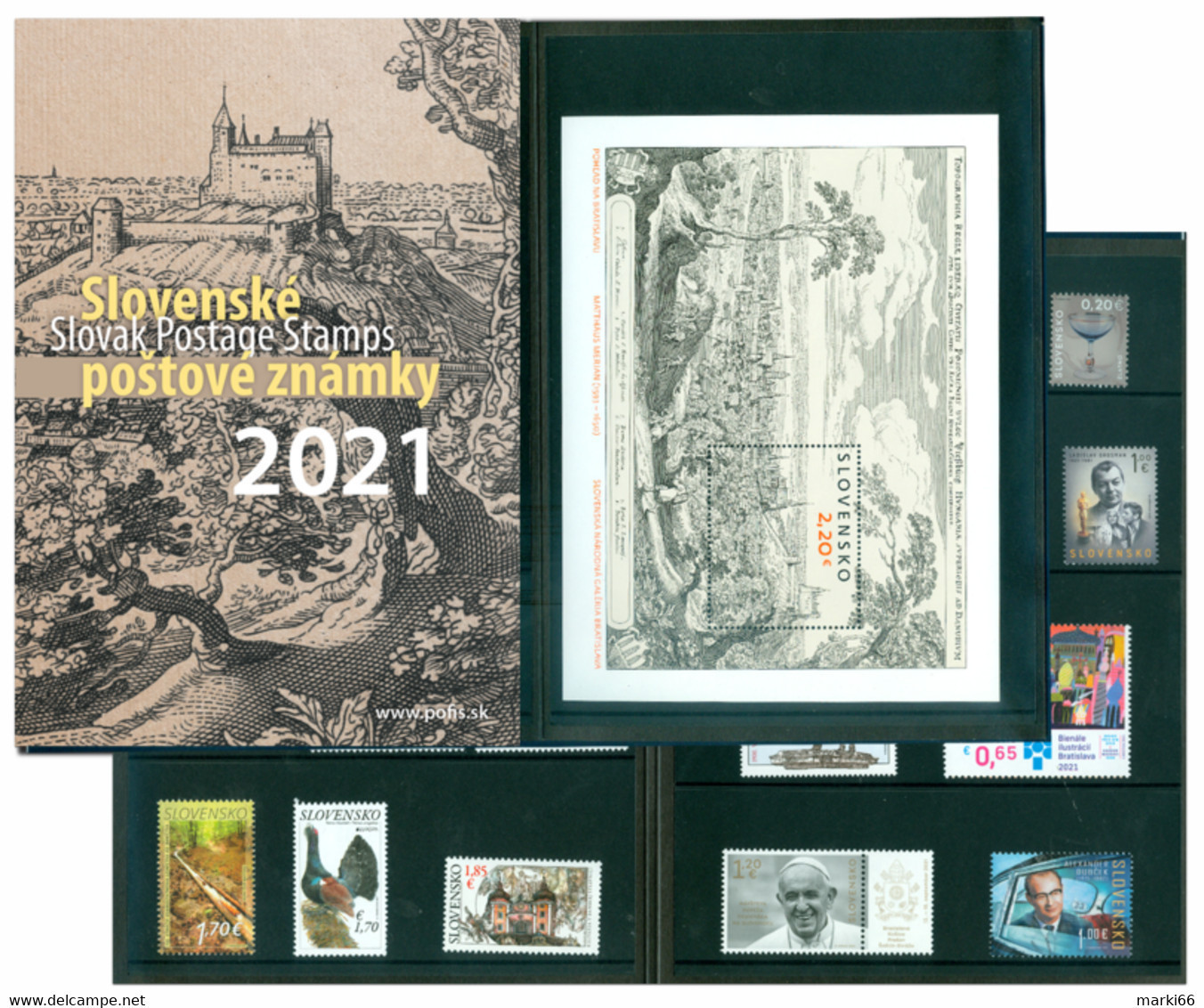 Slovakia - 2021 - Complete Year Set 2021 - Annual Mint Set Of All Stamp Issues - Années Complètes