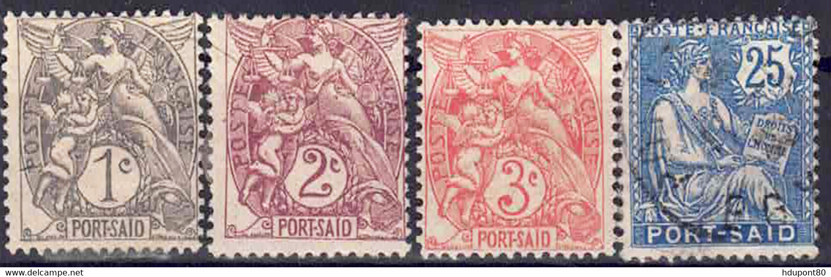 YT 20 à 23,28 - Used Stamps