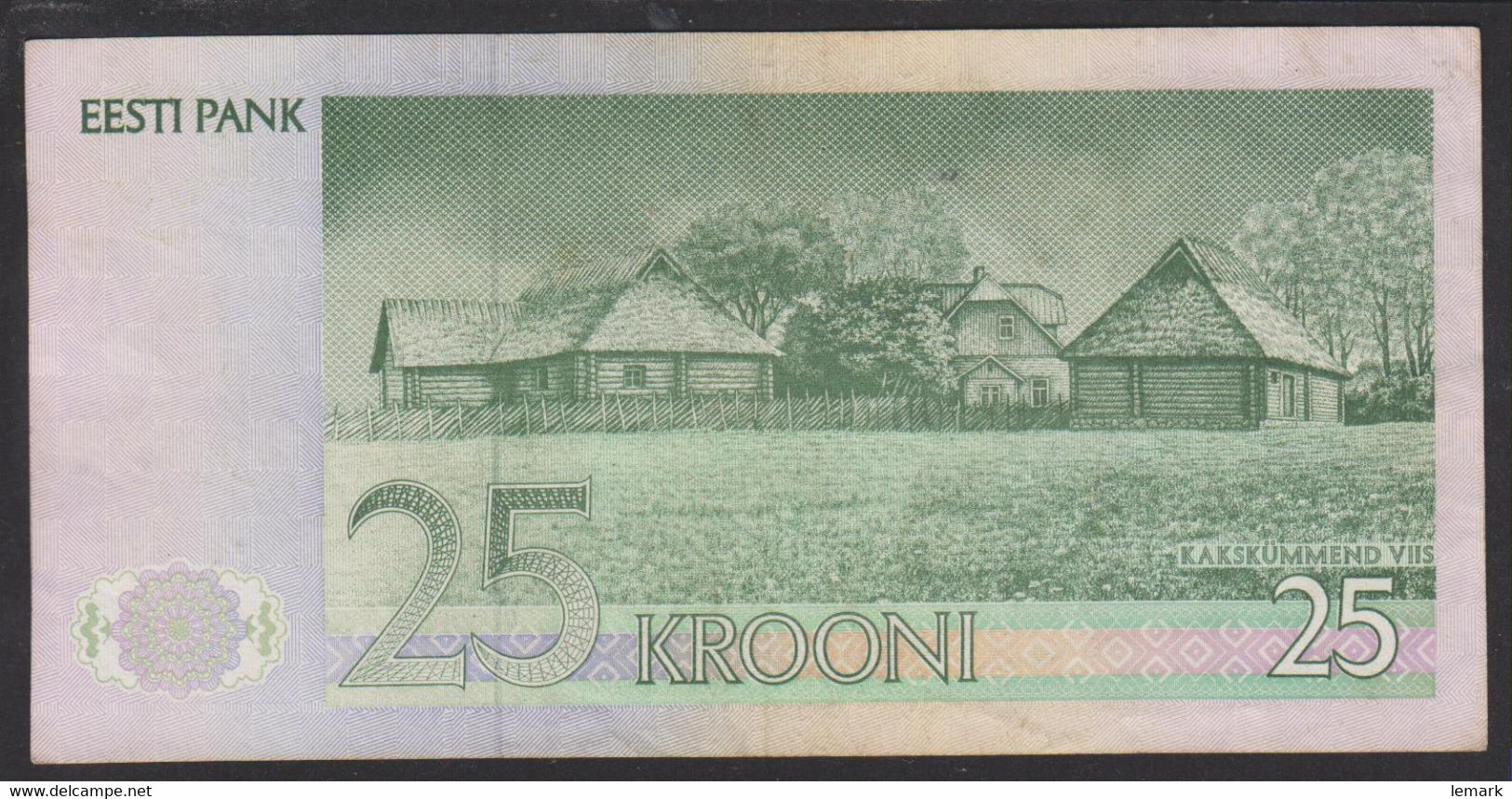 Estonia 25 Krooni  1991 P73 XF RARE! - Estonia