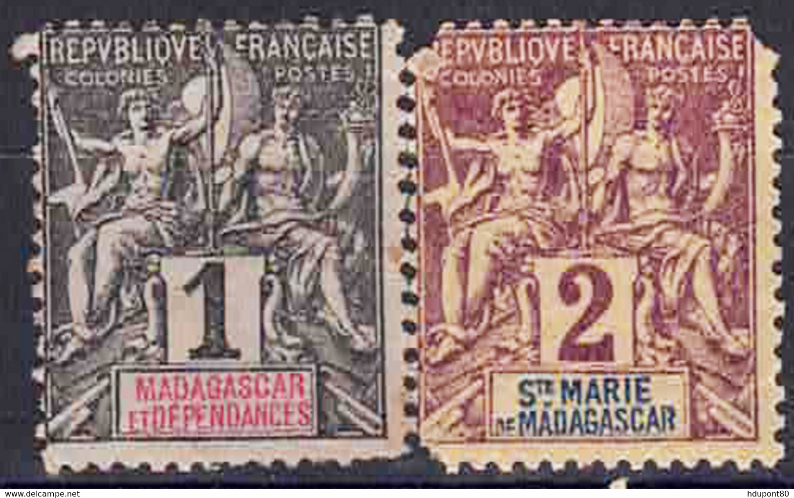 YT 1,2 - Unused Stamps