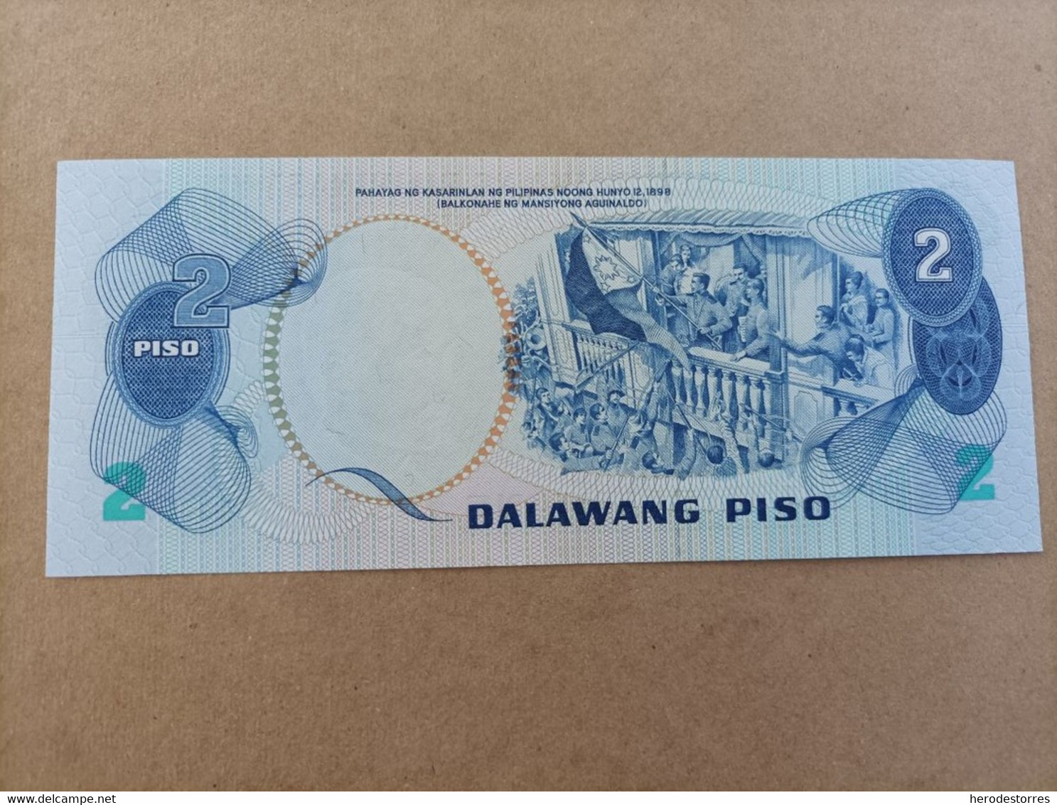 Billete De Filipinas De 2 Pisos Conmemorativo De Papa Juan Pablo, Año 1981, UNC - Philippines