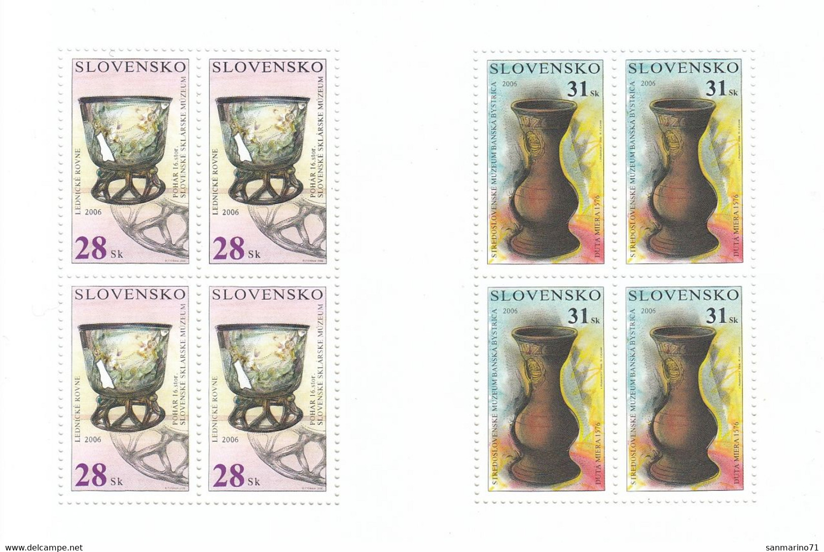 SLOVAKIA 540-541,unused - Hojas Bloque