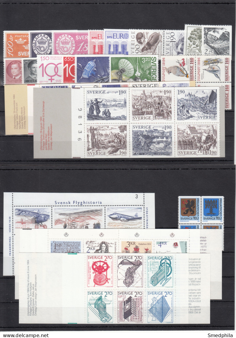 Sweden 1984 - Full Year MNH ** - Annate Complete