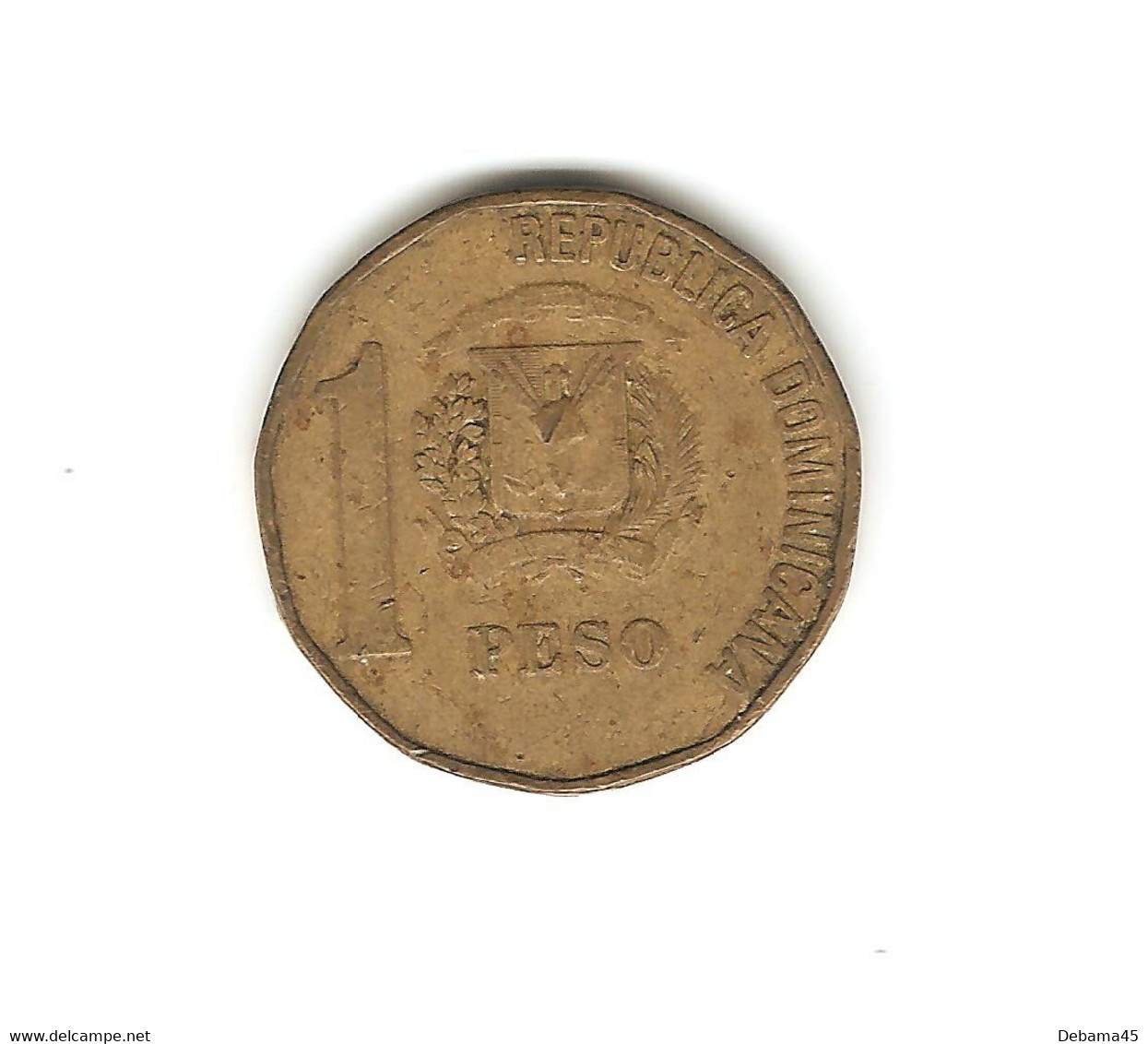 342/ Rép. Dominicaine : 1 Peso 1992 - Dominicaine