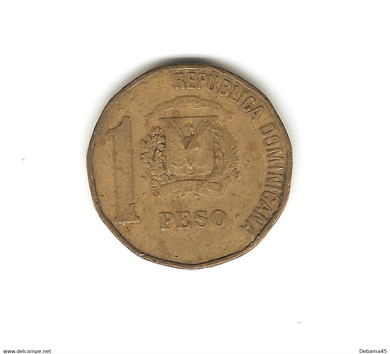 342/ Rép. Dominicaine : 1 Peso 1992 - Dominicaanse Republiek