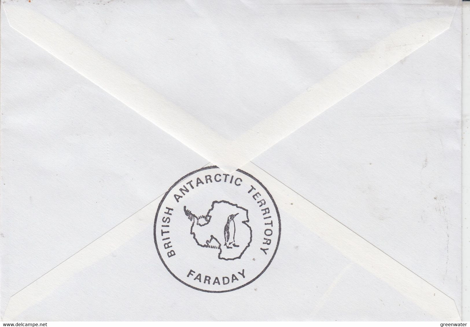 British Antarctic Terr. (BAT)cover+letter Netherlands Ant. Progr. Diho Yerseke 3 Signatures Ca Faraday 28 JA 1991(NL203) - Briefe U. Dokumente