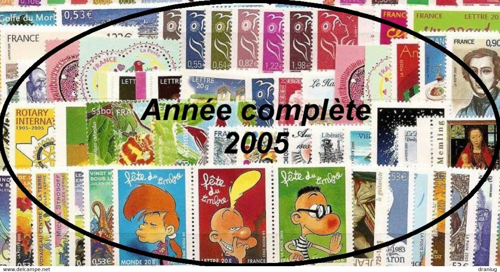 France Année Complète 2005 N** Sous Faciale - 2000-2009