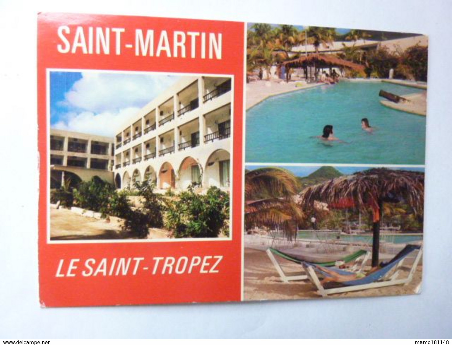 SAINT MARTIN - Hôtel "Le Saint Tropez" La Plage Et La Piscine - Saint Martin
