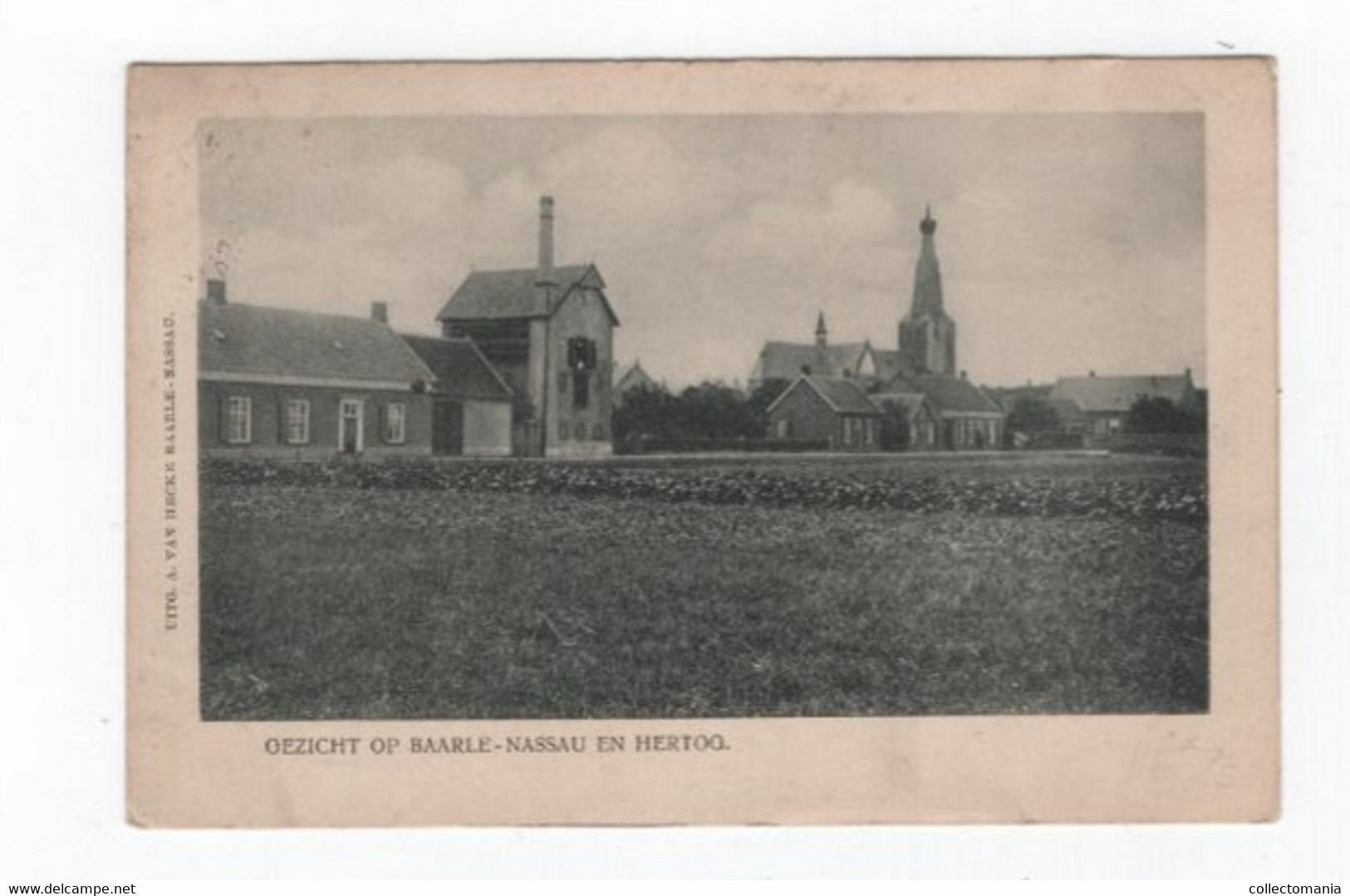 1 Oude Postkaart  Baarle - Nassau & Hertog   Gezicht Op   Uitgever ; Van Hecke - Baarle-Hertog