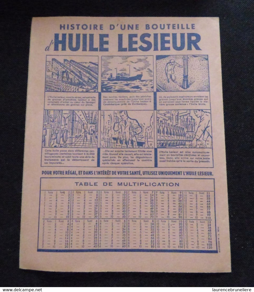 PROTEGE-CAHIERS  HUILE LESIEUR - Book Covers