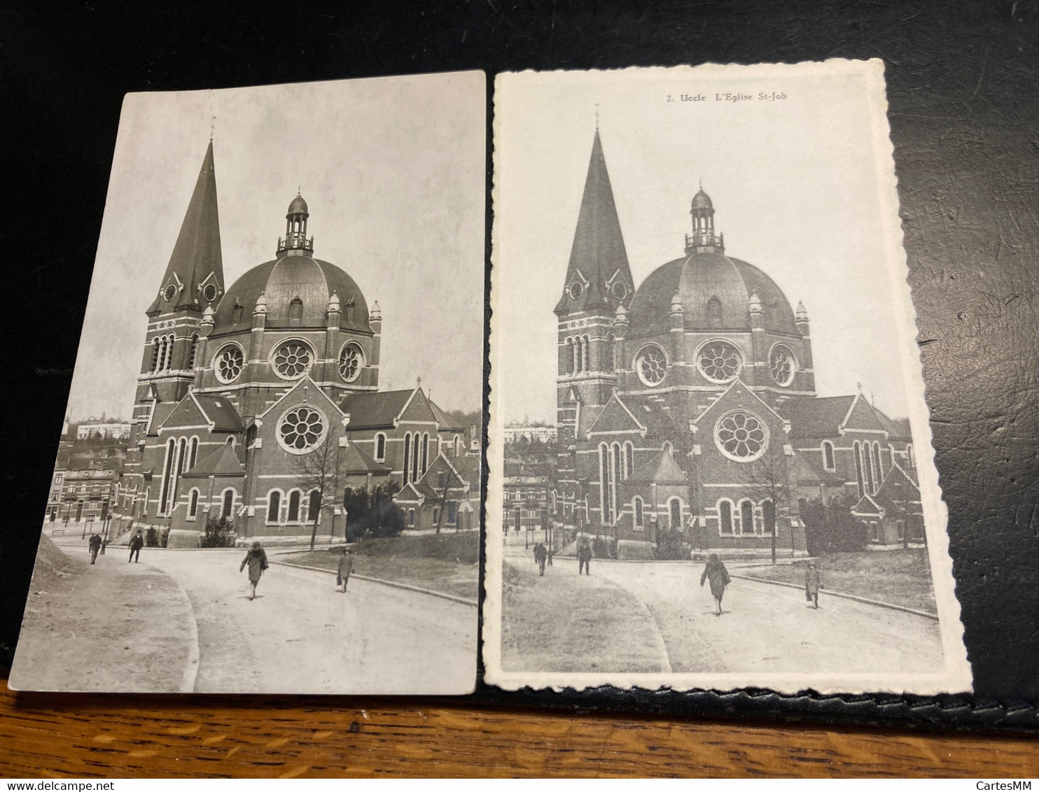 Uccle Carte Photo Et CP Eglise St Job Photographe Gaston Fassotte Cliché Pour Carte Postale - Ukkel - Uccle