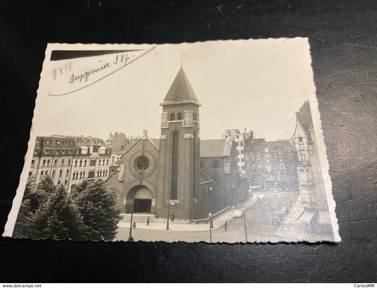 Uccle Carte Photo 40 Eglise Annonciation Brugman Photographe Gaston Fassotte Cliché Pour Carte Postale - Uccle - Ukkel