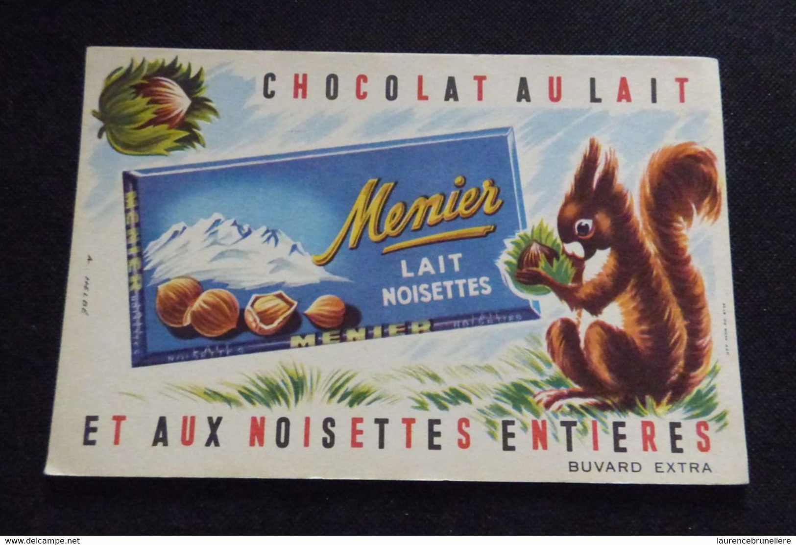 BUVARD   CHOCOLAT  MENIER - Food