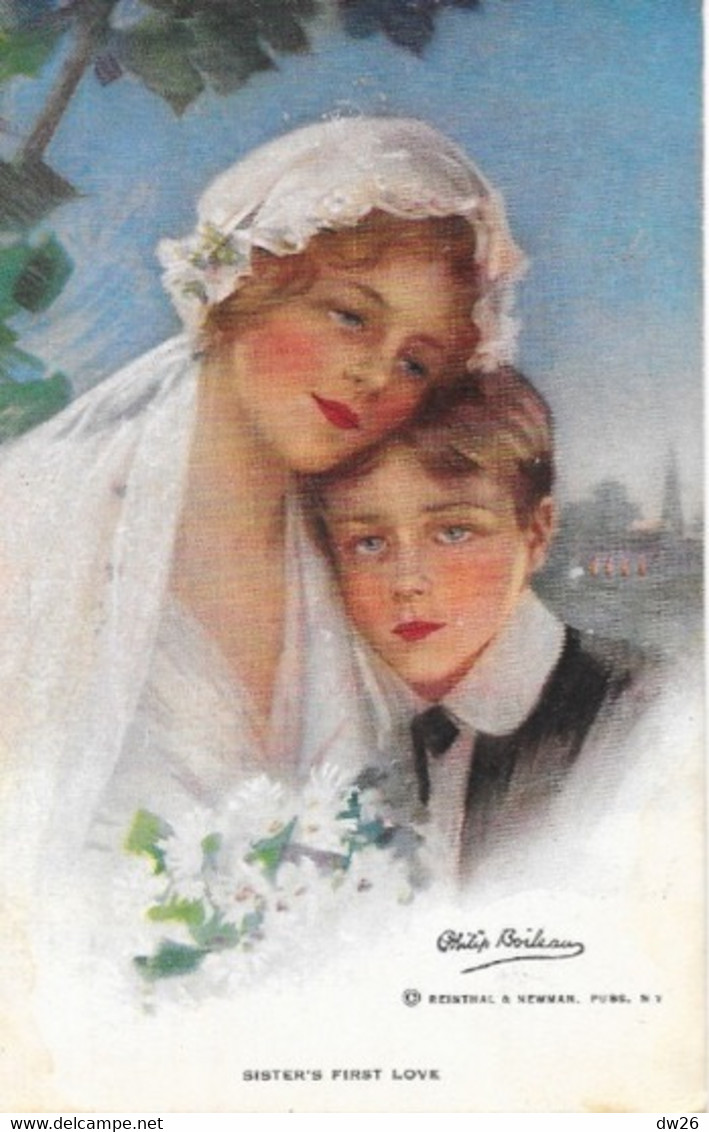 Illustration Philip Boileau: Sister's First Love (ma Soeur, Premier Amour) Carte R.N. N° 827 - Boileau, Philip