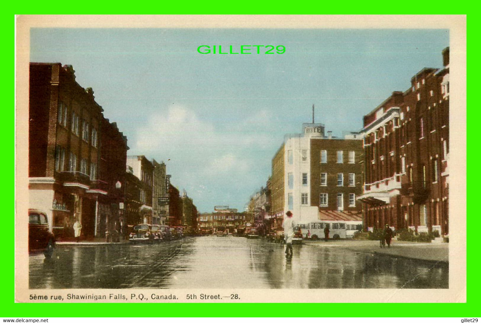 SHAWINIGAN FALLS, QUÉBEC - 5ème RUE SOUS LA PLUIE - PECO - - Trois-Rivières