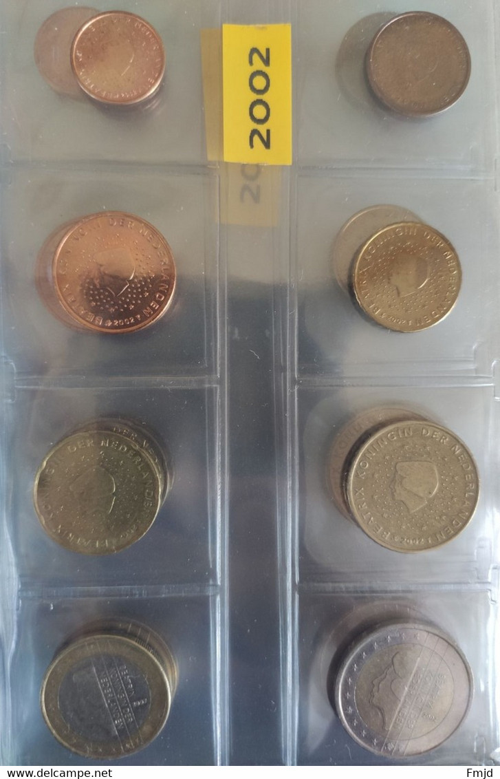 Pieces Euros Des Pays-Bas Année Complète De 1999 à 2010 - Netherlands