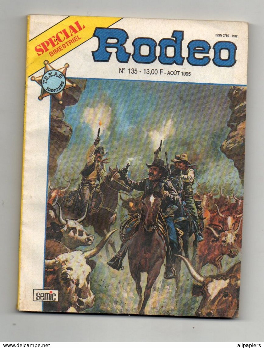 Rodeo N°135 Tex - Mission Accomplie - éditions SEMIC De 1995 - Rodeo