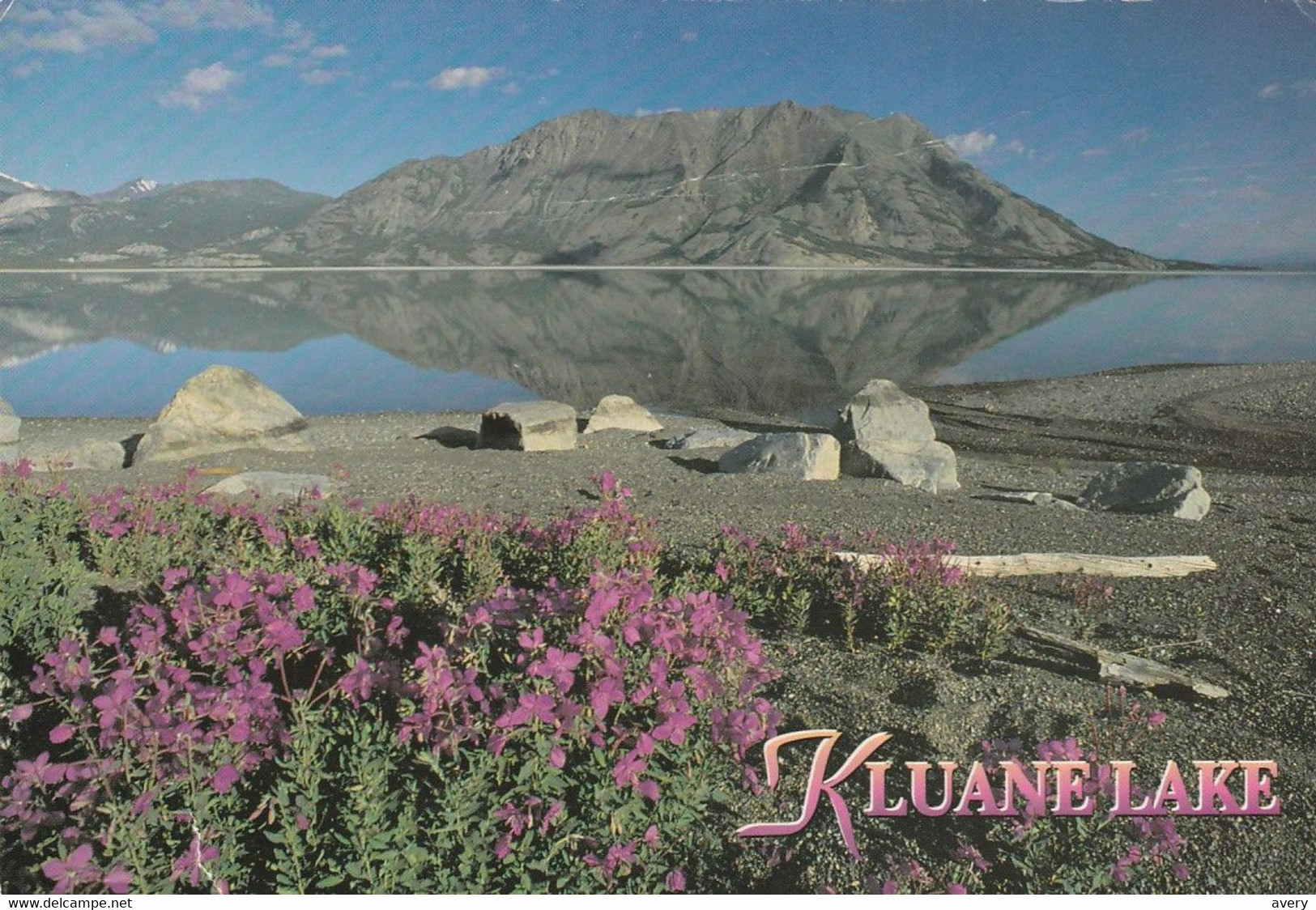 Yukon Canada Kluane National Park's Sheep Mountain Is Reflected In The Calm Morning Waters Of Kluane Lake - Yukon