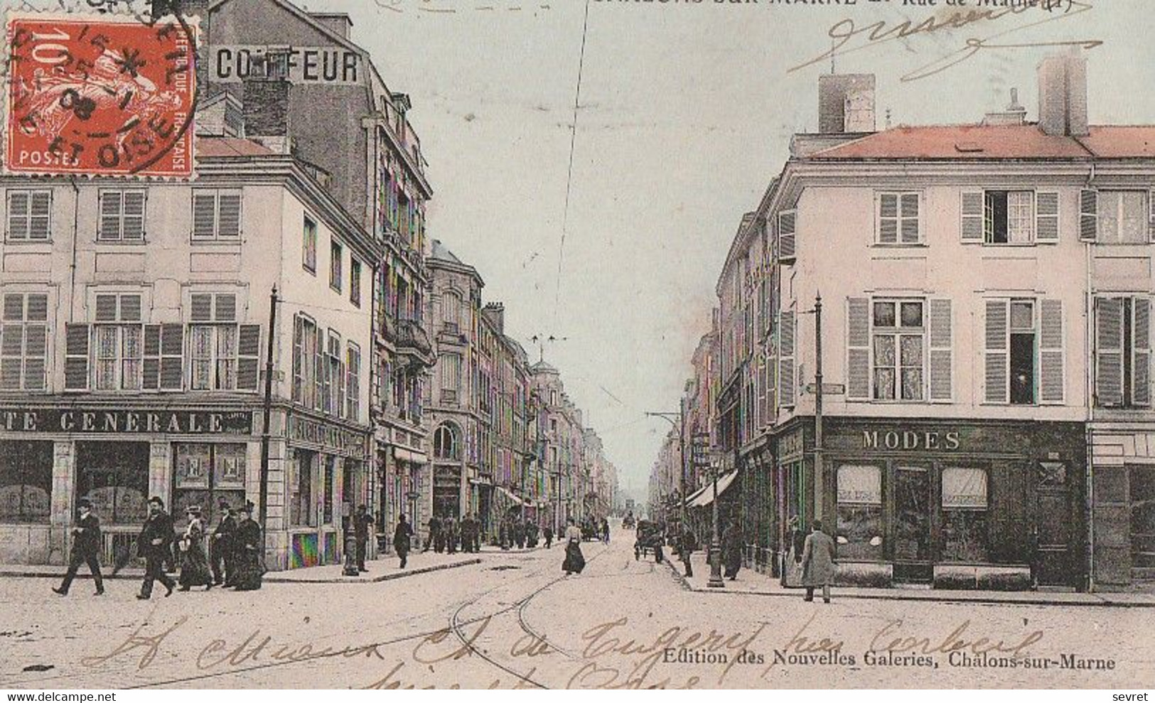 CHALONS-SUR-MARNE. - Rue De Marne - Châlons-sur-Marne