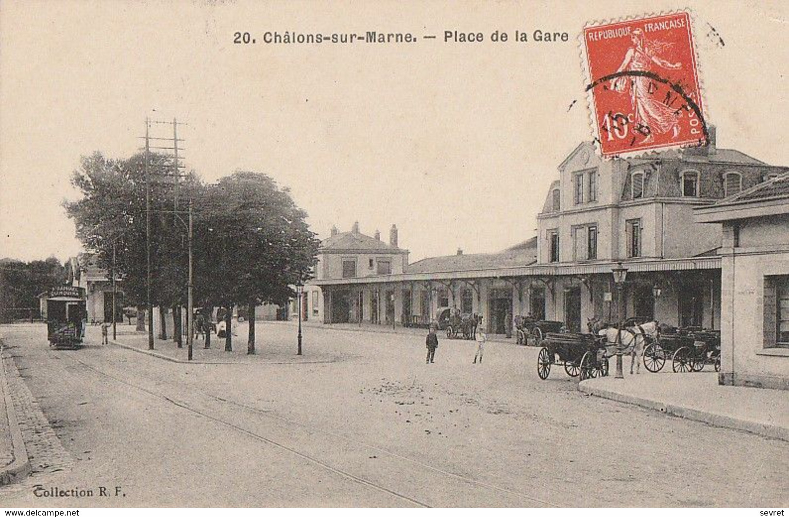 CHALONS-SUR-MARNE. - Place De La Gare - Châlons-sur-Marne