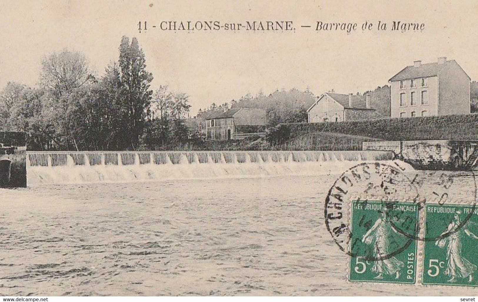 CHALONS-SUR-MARNE. -  Barrage De La Marne - Châlons-sur-Marne