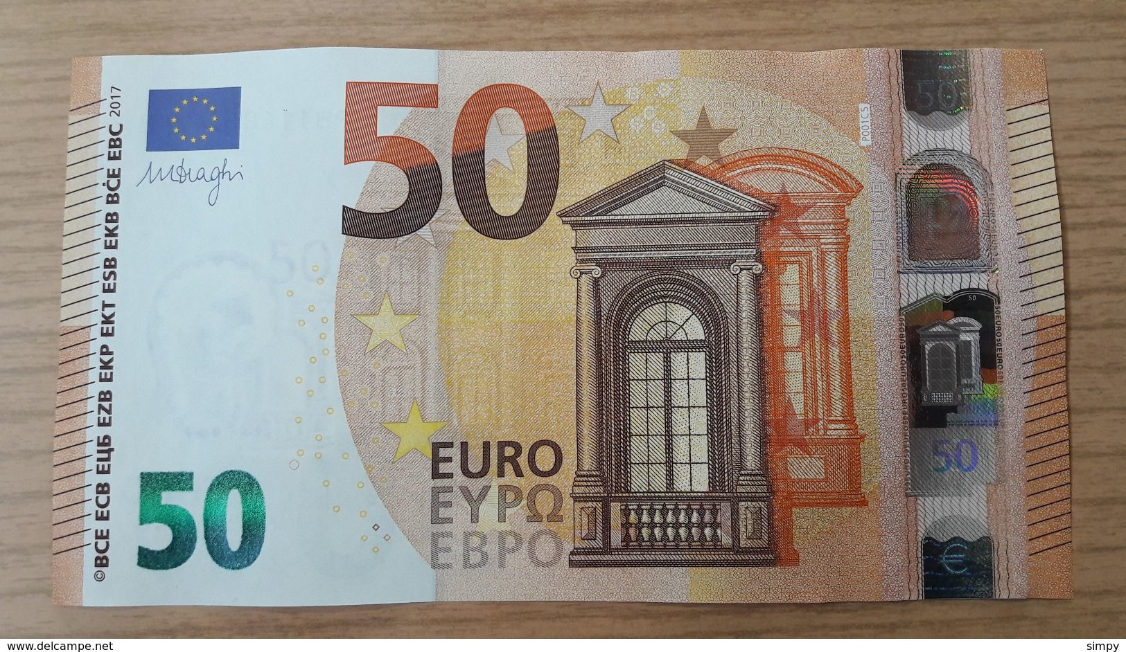 NETHERLANDS 50 Euro 2017  Letter PB UNC  P001 C5 Nederland - 50 Euro