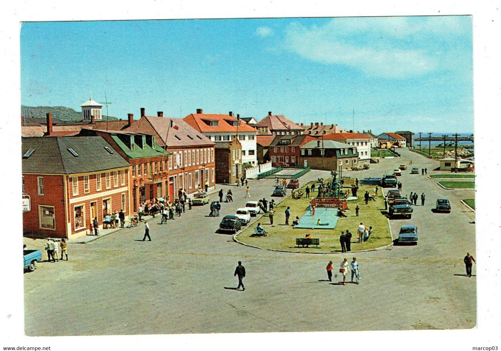 SAINT PIERRE ET MIQUELON SAINT PIERRE Place Du Général De Gaulle Plan Peu Courant - Saint-Pierre-et-Miquelon