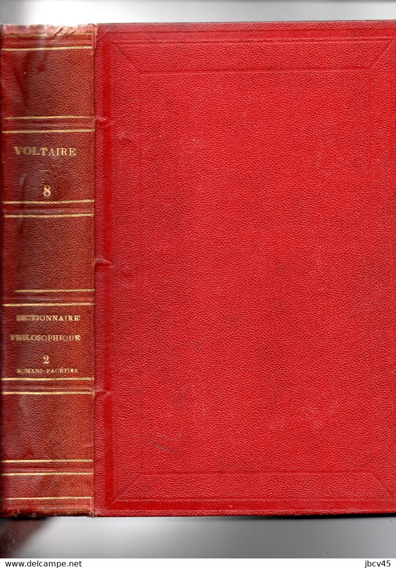 Lot De 7 Tomes Oeuvres De VOLTAIRE  Firmin-didot Fils Et Cie 1863-1865 - Lots De Plusieurs Livres